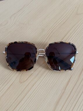 Diff Eyewear Tortoiseshell Frame Brown Lens Sunglasses